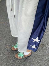 star mesh basketball pants