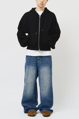 Liz Cropped Zip Hoodie (3color)