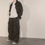 grunge camouflage cargo pants_charcoal