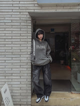 アナザー斜めポケットワイドデニムパンツ