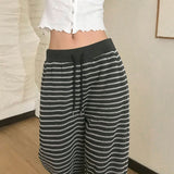[MADE/Short,Long] Winnie, border knit long pants