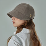 VA Curved Stud Link Bonnet Hat  / Cappuccino