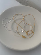(silver925) シルキービーンネックレス *silver