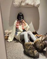 キャンディストライプカラフルマフラー