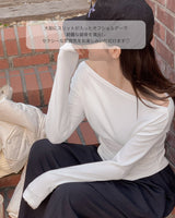 【MADE】Off shoulder t-shirt
