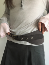 Eyelet swell belt (2color)