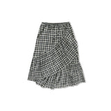 Ruffle long skirt_check