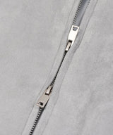 87-STAN009 [Vegan Suede] Standard Blouson Suede Jacket GRAY