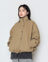Porter color high neck jacket