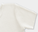 Weekly Linen Ribbed Round Knit / 4 colors
