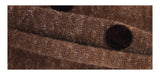 cotton wool scarf dot brown long-sleeve t-shirt