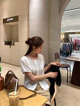 Weekly Wrinkle Shirring Blouse / 2 colors