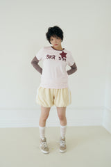 SKR 555 LAYERED TOP (PINK)