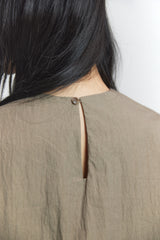 Layered Blouse / Khaki Brown