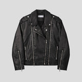 エール ヴィンテージ ウォッシュド クロップ ライダー ジャケット