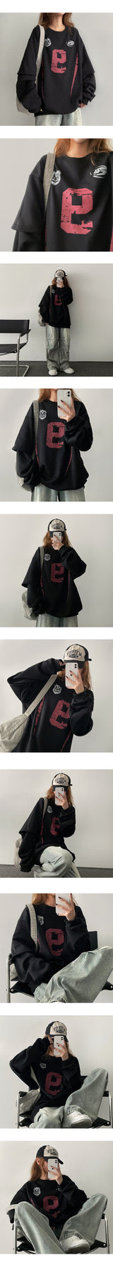 Toman Layered Fleece Sweatshirt