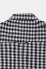 One Pocket Regular Check Shirt (Navy)