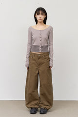 (W) Drawing Modal Cardigan