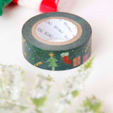 Christmas Collage Masking Tape