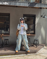 Kuro Trucker Hooded Jacket