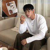 ピグメントクロームヘンリーロングスリーブTシャツ