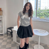 d e ロゴTシャツ (gray)