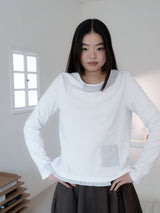 フリルポケットT (WHITE)