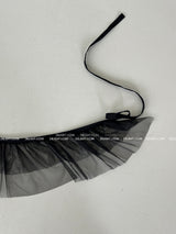 frill see-through cancan wrap strap belt