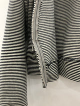 Heart Dot Stripe Hoodie Zip-up