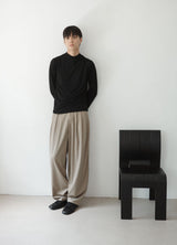 ドレープモックネックTシャツ