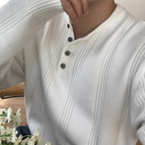 Look Estee Daily Ribbed Modal Henry Neck Knit
