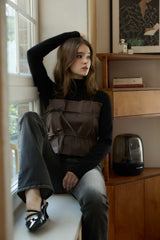IRIS TOP / BROWN