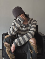 [LAN ARCHIVE] Destroyed Wide Denim Pant