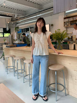 [made by fling] butterfly blouse (ivory)