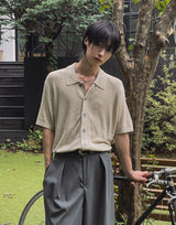 ニールボカシブークレカラーカーディガン