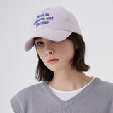 TMV Lettering Ball Cap / Washing Lilac
