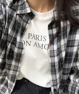 Easy check shirt - bl