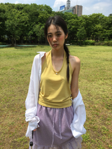 Rose Emblem Halterneck Sleeveless (8color)