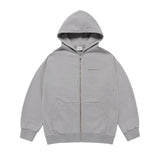 24FW ベーシックバイオウォッシングフーディージップアップ グレー【セットアップアイテムあり】