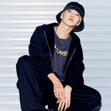 24FW ベーシックバイオウォッシングフーディージップアップ グレー【セットアップアイテムあり】