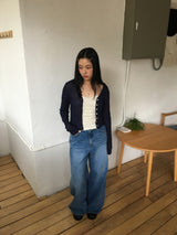 Cat Brush Backed Denim (1color)