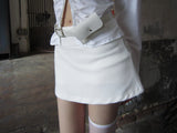 Mini skirt pants