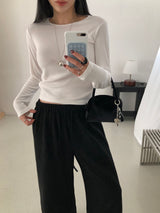 [MADE] ENTOL VELOUR WIDE PANTS