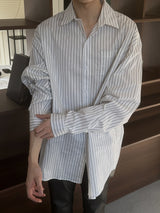 ASCLO Modern Stripe Long Shirt (2color)
