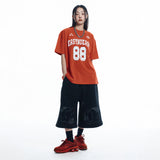 88 フットボール半袖Tシャツ - RED