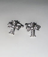 Cross Cubic Ear cuffs 2PCS