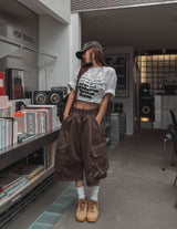 ドリーミングプリンティングオーバー半袖Tシャツ