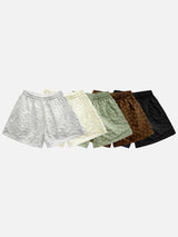 Zan Flower Embossed Short Pants (5c)