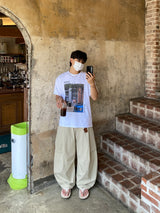 Coz One-Tuck Curved Pants 3C