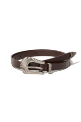 BL017 Setup Western Unisex Leather Belt 15 mm (2 Colors)
